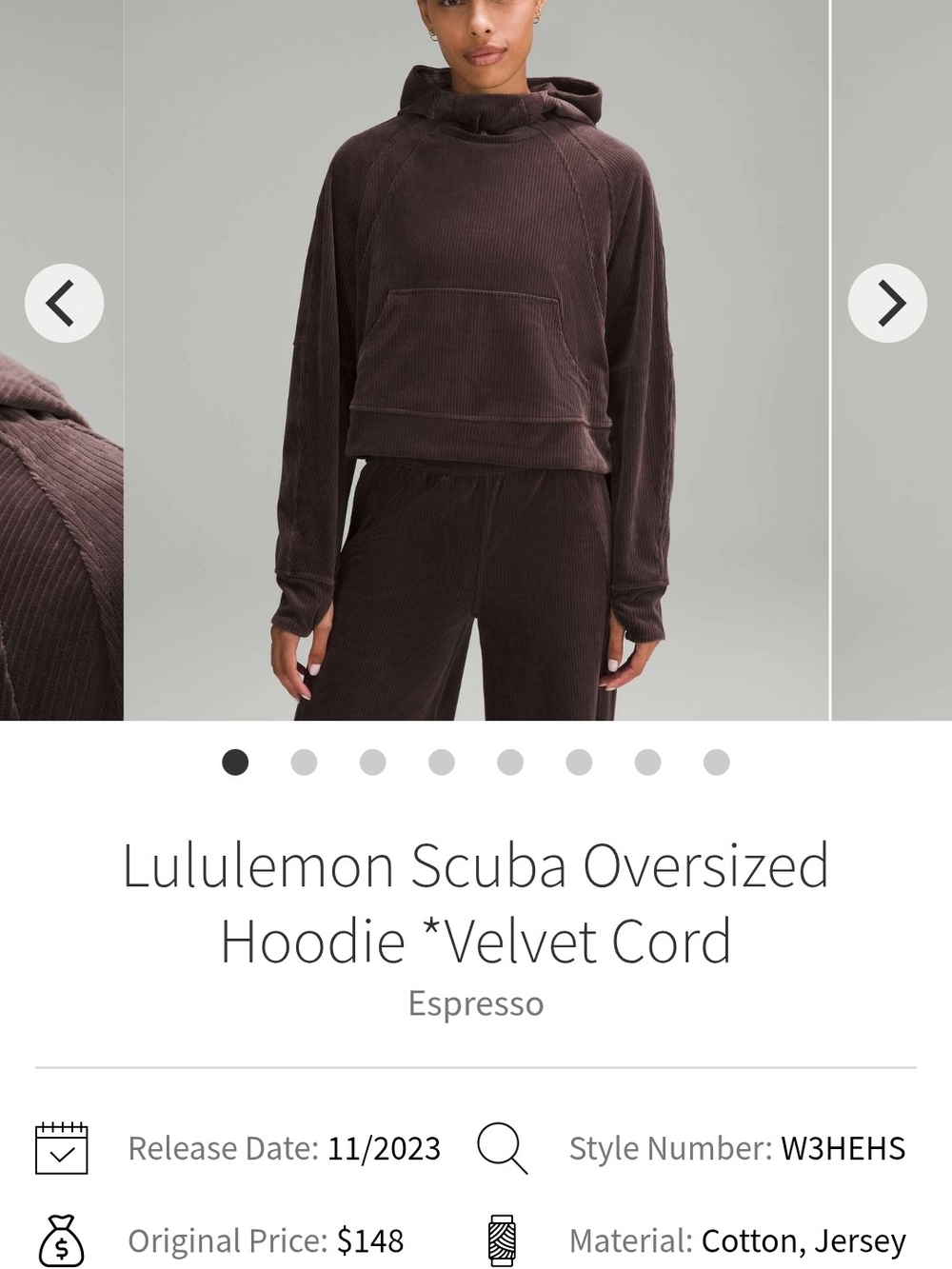 lululemon athletica Scuba Oversized Hoodie And Wide Leg Pant - Espresso